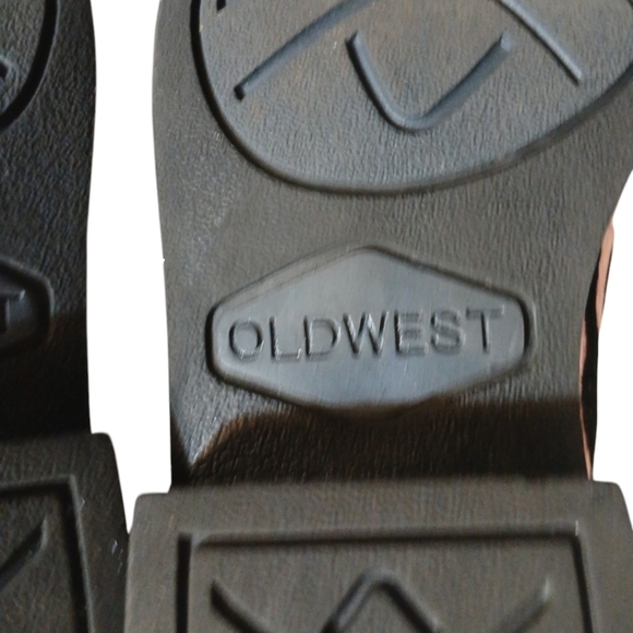 Old West Pink And Black Zebra Glitter Cowboy Boots Cowgirl Boots size 12 - Picture 9 of 11